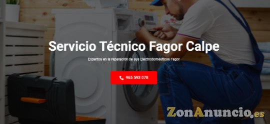 Servicio Técnico Fagor Calpe 965217105